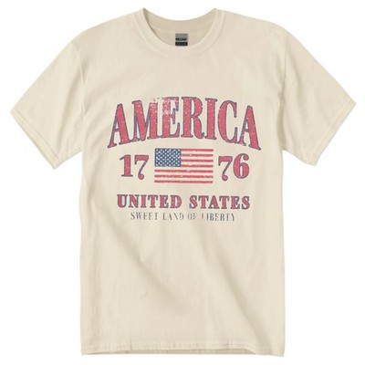 Retro America 4th Of July Shirt, USA Fourth of July Tee, Aesthetic Patriotic Tee