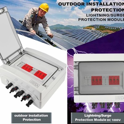 1/2/3/4-STRINGS SOLAR ANSCHLUSSKASTEN PHOTOVOLTAIK AC DC ÜBERSPANNUNGSSCHUTZ