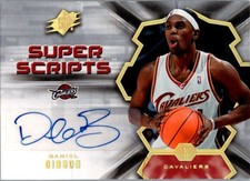 Daniel Gibson 2007-08 SPx Autograph/Signed/Auto #SS-DG Cleveland Cavaliers Card