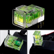 New 2 Axis Bubble Spirit Level Hot Shoe Cover cap For Camera DSLR  O7Z0