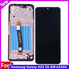 USA For Samsung Galaxy A22 5G 2021 A226 LCD Display Touch Screen Digitizer Frame
