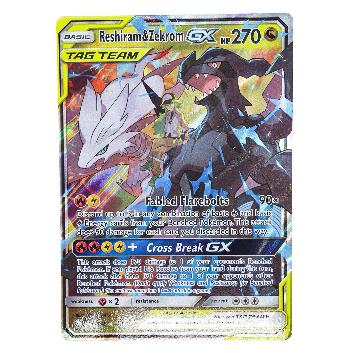 Reshiram & Zekrom GX Pokémon TCG Cards for sale | eBay