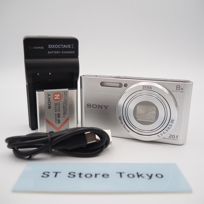 N Mint] SONY Cyber-shot DSC-W830 Silver Digital Camera w/Battery