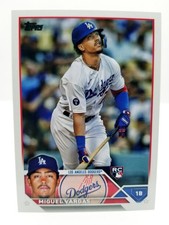2023 Topps Series 1 Miguel Vargas #163 RC Rookie Los Angeles Dodgers 