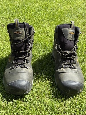 KEEN Herren Revel III Wanderstiefel, Wanderschuh Grau/Olive