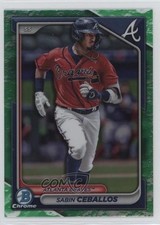 2024 Bowman Chrome Prospects Lunar Glow Refractor Sabin Ceballos #BCP-130 6u5