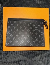 Louis Vuitton Tasche Pochette Voyage MM Monogram Handtasche Schwarz/Grau