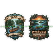 Voyageurs National Park Vinyl Decal Sticker 2 Pack B
