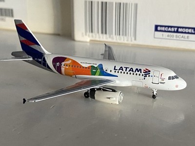 Aeroclassics LATAM Airbus A319 1:400 PT-TME ACPTTME Rio Olympics Torch