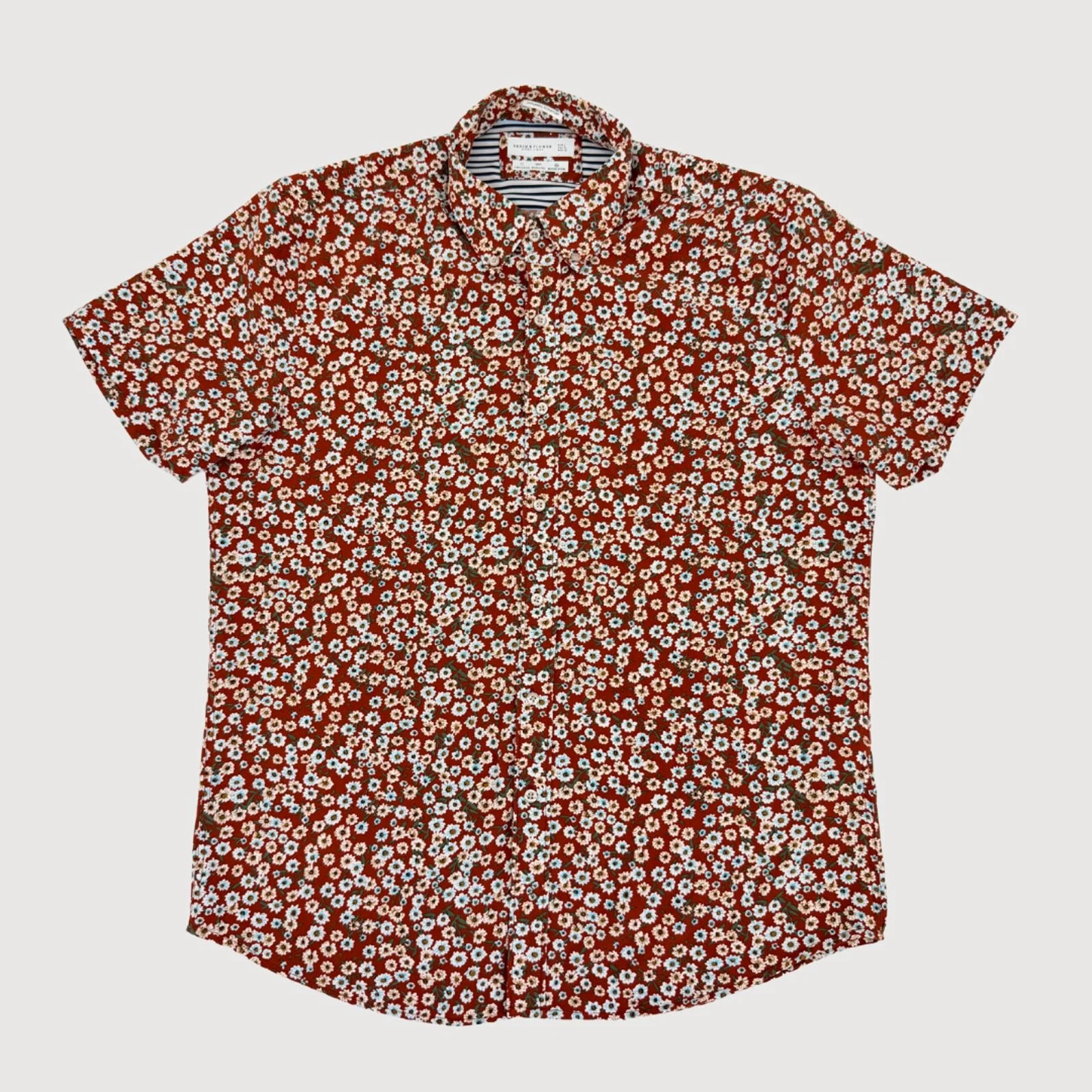 Denim & Flower Floral Button Shirt Burgundy L
Opens in a new window or tab