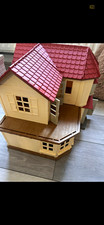 Sylvanian Families 1:24 Cottage Plastic Doll's House 2-Storey Red Roof
