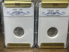 Silver 1953 P 1953 S Roosevelt Dime Gem BU Collection Lot Of 2