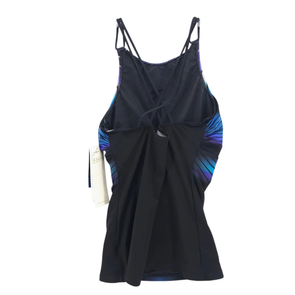 Camiseta Tankini Deportiva GOTTEX Profile Con Aros Cuello Alto Elastizada Copa D Talla US 38D Foto 2 de 4