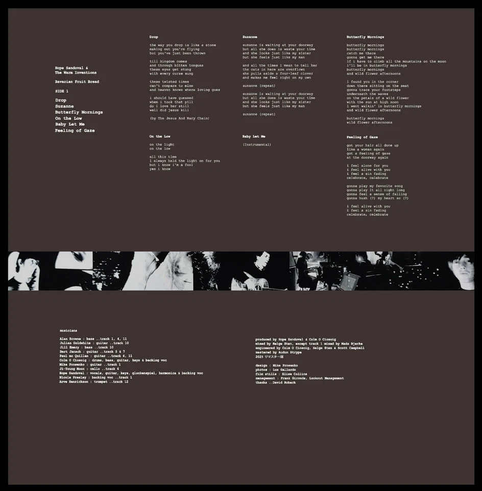 HOPE SANDOVAL & THE WARM INVENTIONS - Bavarian Fruit Bread-Vinyl (LP)-reissue - Image 3 of 4