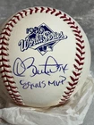 Autographed Signed 1989 World Series MVP DAVE STEWART Baseball. Oakland A's