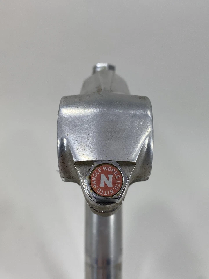 Vintage Nitto Forged Quill Stem 22.2mm 1 in 95 I-Beam Japan Road Bike Silver 70s - Image 2 of 4
