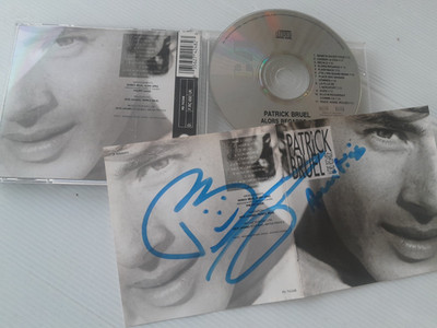 patrick BRUEL Autogramm CD DANN SCHAUEN signiert Live Konzert Sammler