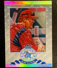 2001 Donruss Diamond Kings Silver Mark McGwire #DK-3 Cardinals, A's #032/250