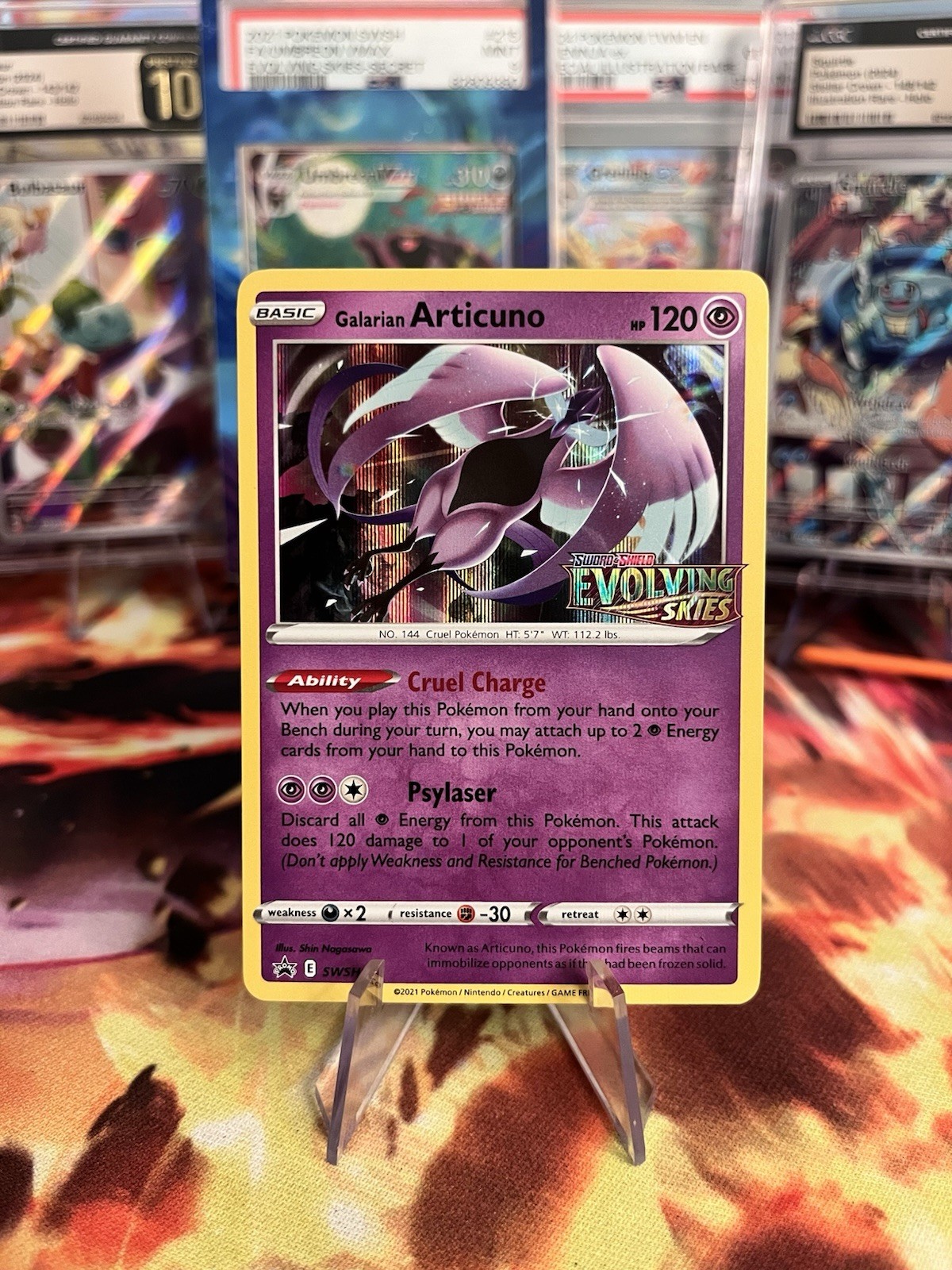 Galarian Articuno - (Prerelease) SWSH123 SWSH: Sword & Shield Promo Cards Holo
