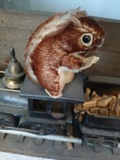 VINTAGE STEIFF 5.5 Tall Mohair PERRI Squirrel 1960 s