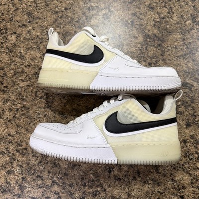  Size 8 man Nike Air Force 1 React Shoes White Black DV0808-101 size 8 m
