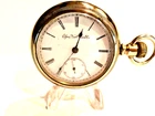 18SZ-Elgin Pocket Watch in nice, Case,Dial 56MM, sets, don't Run,For Repair-15 j