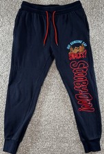 Scooby Doo Sweatpants Womens Medium Did Someone Say Snacks Navy Blue Joggers