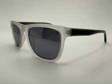 Nautica N6228S 909 Men's Square Sunglasses Clear Plastic Gray Polarized Lens