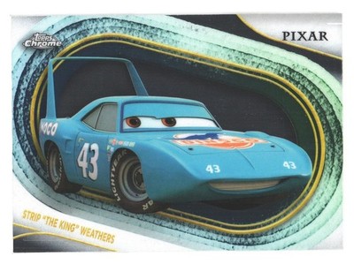 2025 Topps Chrome Disney Trading Card 57 Strip The King Weathers Cars