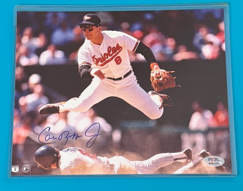 Cal Ripken Jr. PSA/DNA Signed 8x10 Photo PSA HOF AUTO Autograph! CLASSIC DEFENSE
