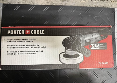 #ad Porter Cable 6quot; 152 mm Variable Speed Random Orbital Polisher Vehicle Detailing $119.00