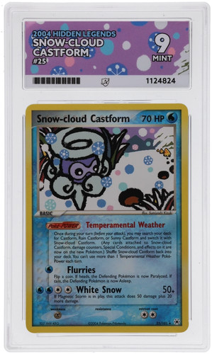 Snow-cloud Castform graded ACE 9 for sale on eBay