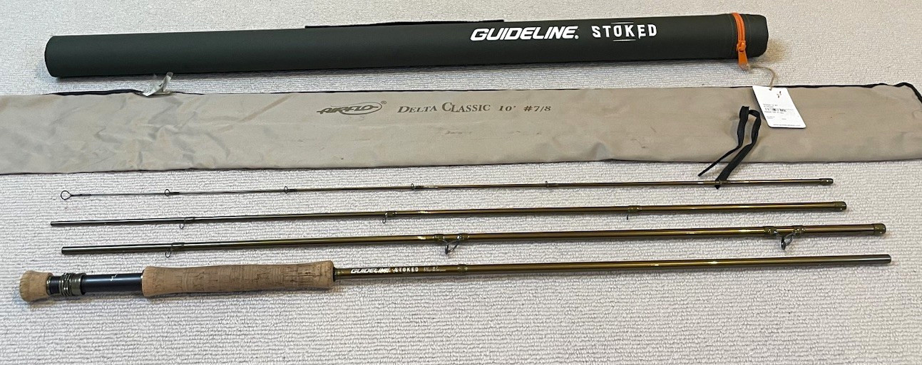 Guideline Stoked 10ft 7wt Fast Action 4pc Fly Rod w/ Tube & Rod Bag 105344