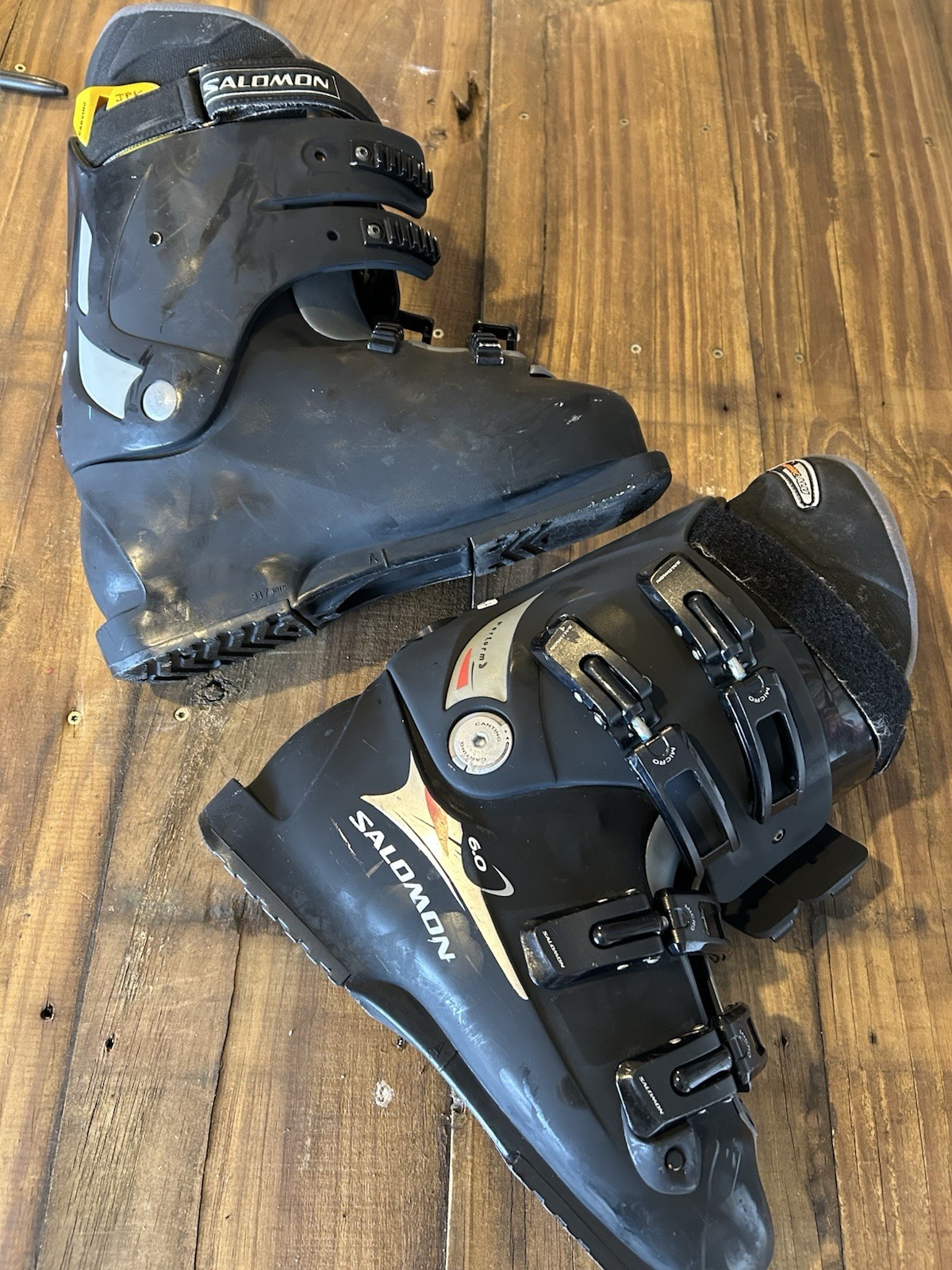 Scarponi da sci alpino Salomon Performa 6.0 neri da discesa uomo taglia 27.0