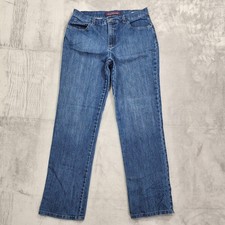 Gloria Vanderbilt Jeans Womens 10 Blue Amanda High Rise Tapered Stretch Denim