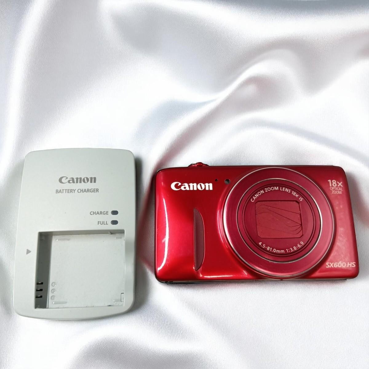 N Mint] Canon PowerShot SX600 HS Red Compact Digital Camera w