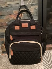 Sunshine Baby Diaper Bag Backpack Black Portable Bed Bassinet Crib Travel