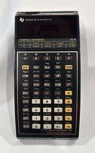 Texas Instruments TI-59 Pristine Original EE Library Module, Case, Booklet