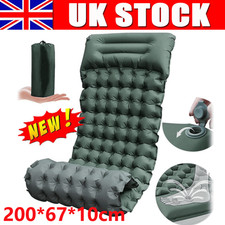 Camping Sleeping Self Inflating Mat 10cm Thick Lightweight Single Camp Air Bed