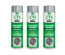 Boll Lack für Fahrzeugfelgen Autofelgenlack matt/glänzend schwarz, silber -500ml