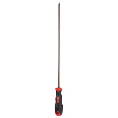 T10 Torx Screwdriver 15.75'' Magnetic Screwdrivers S2 Alloy Steel, Red Brown