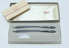 Cross Century Classic Ballpoint Pen  Mechanical Pencil Set Satin Gray 
