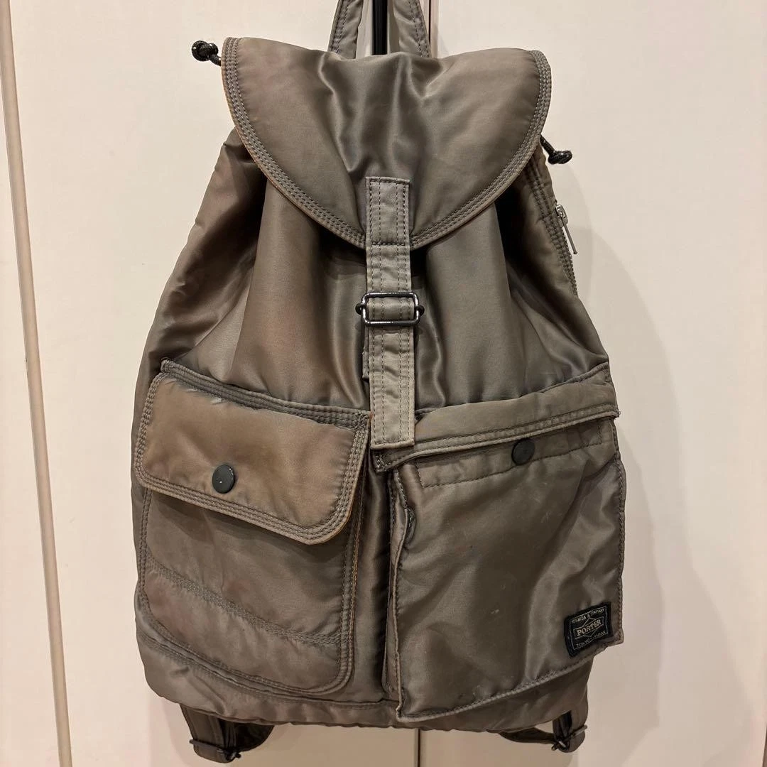 PORTER Yoshida TANKER Rucksack Salbeigrün Khaki Auslauffarbe Japan