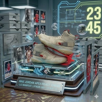 Jordan Apex-React Bio Beige BQ1311-206 Size 12