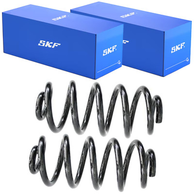 2X SKF FAHRWERKSFEDERN FEDERN HINTEN passend für AUDI A6
