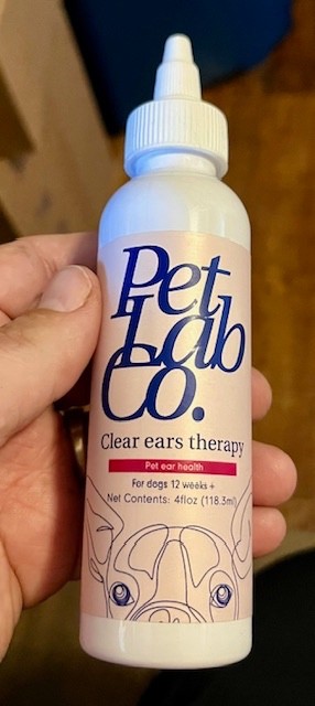 PetLab Co. CLEAR EAR THERAPY Pet Ear Health (04/2028) - 4oz/118.3ml) ALL AGES!