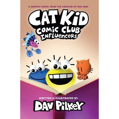 Cat Kid Comic Club 5: Influencers  - Dav Pilkey - Paperback - Brand New & Sealed