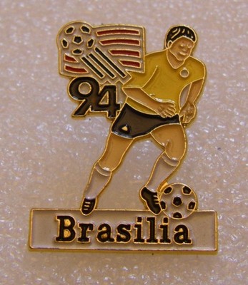 Anstecknadeln BRASILIEN BRASILIEN TEAM WM 94 FIFA USA SOCCER FOOTBALL 1994 Pin