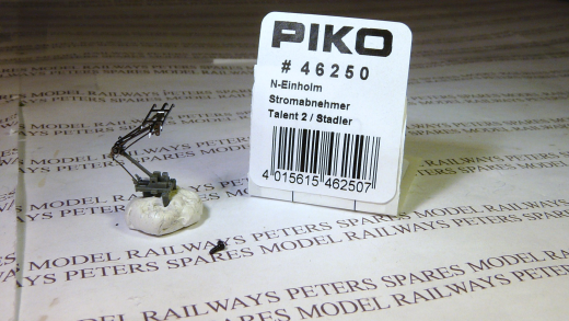 Piko 46250 Pantograph for Talent 2/Stadler GTW N Gauge