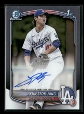 2025 Bowman Chrome Prospect Hyun-Seok Jang 1st Bowman Auto Dodgers #CPA-HJ